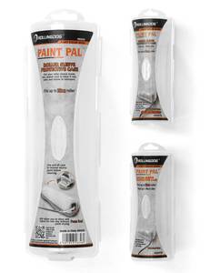 lot 7024 image: ROLLINGDOG Roller Sleeve Protective Case Set-Keeps Rollers Moist and Prevents Paint from Smudging (with one 9inch and Two 4inch) - Retail $12