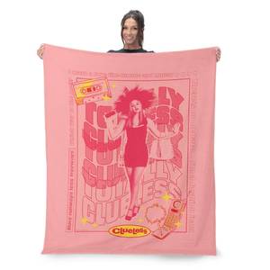 lot 7055 image: Northwest Paramount Clueless Totally Clueless Silk Touch Throw Blanket, Cozy for All Seasons, Lightweight for Couch, Sofa, Boys Girls Bedding, 50x60 Inches - Retail $27