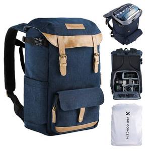 lot 7057 image: K&F CONCEPT Camera Backpacks for Photographers Travel Bag for Tripod Camera Lence Accessory with laptop compartment and Rain Cover Waterproof Multi-Functional Camera Bags for Dslr Cameras Black - Retail $57