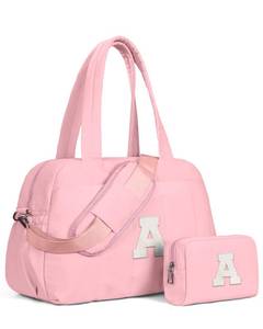 lot 7176 image: Vogewood Graduation Gift for Her-Birthday Gifts for Kids Teen Duffle Bag-Tween Girls Trendy Stuff, Overnight Bag with Wet Pocket Personalized Bags with Makeup Pouch-8910 Year Old Girl Gifts - Retail $29