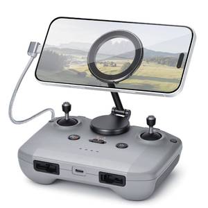 lot 7233 image: STARTRC Adjustable Magnetic Phone Stand for DJI RC-N1N2N3 Remote Control,for DJI Neo 2 Avata 360Mini 5 Pro 4 Pro 3 Mini 4KAir 3SAvata 2 Drone Accessories - Retail $20