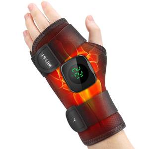 lot 7235 image: Cordless Wrist Brace Heating Pad, Hand Wrap Brace Heated Wrist Wrap for Wrist Hand Brace Heated Pad for Support with 3 Heat Levels Wrist Warmers for Men Women (for Left Hand)