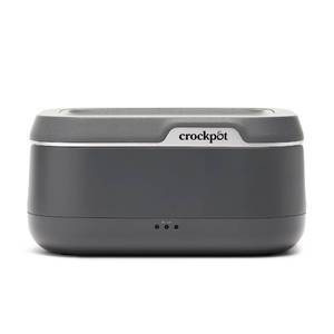 lot 7253 image: Crock-Pot 28-Ounce Mini Electric Heated Lunch Box, Portable Food Warmer, Perfect for Travel, Car, On-the-Go, Keeps Food Warm, Spill-Free, Dishwasher-Safe, Ideal Gift for Men and Women, Gray - Retail $66