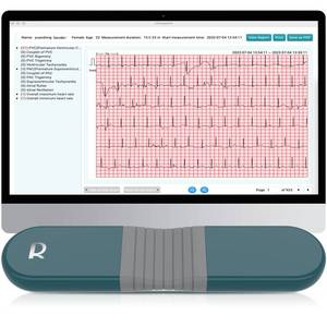 Livenpace 1-Lead Heart Health Monitor at Home, Portable 24 Hours Chest Lead Device with Free AI Analysis & PC Report, Rechargeable Recorder, HHM1 - Retail: $200
