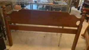 lot 1011 image: Traditional Twin Headboard 56x34 inches located in basement