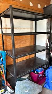 lot 2006 image: 6 ft x 4 ft 5 shelf Metal shelving unit