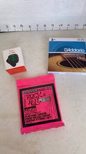 lot 2151 image: Guitar Accessories Bundle - Strings & Tuner