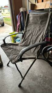 lot 2154 image: Folding Camping Director Chair with Armrests