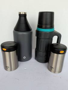 lot 2204 image: Thermos Insulated Beverage Container and GoBottle