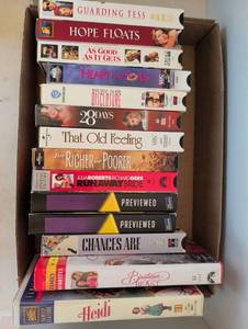 lot 2236 image: 1990s rom com chick flick VHS Movie Collection