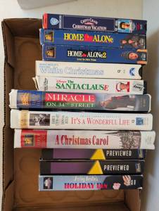 lot 2238 image: Classic Christmas Movie VHS Collection