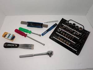 lot 2304 image: Mixed Socket Set with Tools