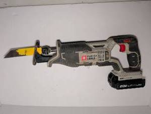 lot 2312 image: Porter Cable 20V Cordless Reciprocating Saw