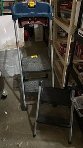 lot 2414 image: Two step stools
