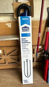 lot 2427 image: Project Source Multi-Purpose Hand Pump 6.5ft