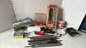 lot 3006 image: Stapler, staples, files and rasps, crimper tool and more