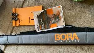 lot 3117 image: BORA Saw Plate Portable Crosscut System with Carrying Case