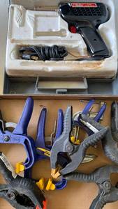 lot 3230 image: Weller Soldering Gun clamps