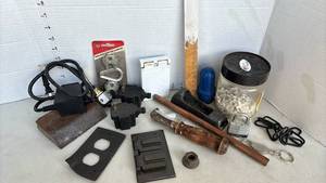 lot 3302 image: Mixed Tool and Hardware Lot Collection