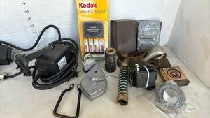 lot 3303 image: Kodak Battery Charger, planer, pumps and more