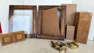 lot 3324 image: Picture frames, door lock assembly and more