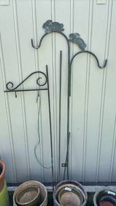 lot 4010 image: Shepards hook 5 12 ft tallSign holder 4 12 ft tall And more