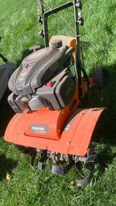 lot 4101 image: Powermate Garden Rototiller with Gas Engine