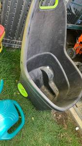 lot 4103 image: Plastic Wheelbarrow Garden Cart