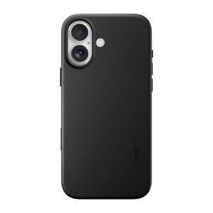 lot 19047 image: MOFT for iPhone 17 Case- MOVAS Snap Case, MagSafe Compatible, Soft-Touch Vegan Leather, Classic Minimalist Design, Lightweight, Stain-Resistant & Camera Protection, Jet Black - Retail $50