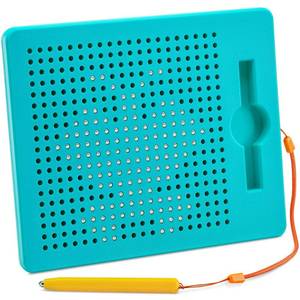 lot 19086 image: AYNAT FUN Magnetic Drawing Board for Kids & Toddlers with Beads and Magnet Stylus Pen - Magnetic Tablet Toy for Airplane & Car Ride Activities for Kids - Retail $16