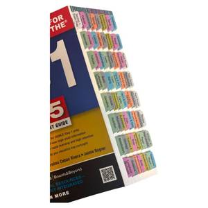 lot 19100 image: Missing Pieces See Photos Laminated Book Tabs for First Aid for The USMLE Step 1 2025 35th Edition. Laminated, Color-Coded and Repositionable with Alignment Card for Easy Installation (Book not Included) - Retail $16