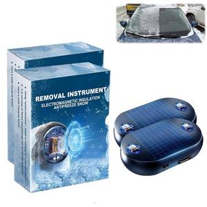 lot 19104 image: Electromagnetic Snow Removal, 2Pcs Anti-Freeze Electromagnetic Car Snow Removal Device, Portable Car Windshield and Mirror Defroster, Electromagnetic Wave Anti Freezing and Snow Removal Device - Retail $5,047