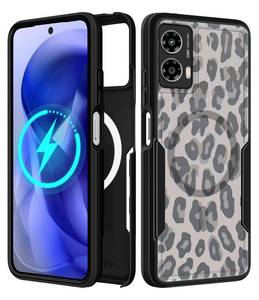 lot 19135 image: LISEVO for Moto G Power 5G 2024 Case - Compatible with MagSafe Women Girls Cute Magnetic Phone Cover Cool Fun Unique Leopard Heavy Duty Shockproof Design for Motorola Moto G Power 5G 2024 Cases - Retail $59
