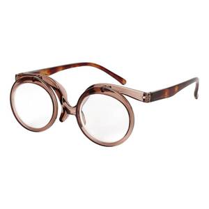 lot 19137 image: Aisi Makeup Reading Glasses For Women Cosmetic Readers Flip Up Double Lens Magnifying Eyeglasses - Retail $12