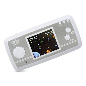 lot 19189 image: Mini Retro Games Console, 240 in-Built Games, 8-Bit Retro Gaming Handheld Console, 2.5�� Full Colour LCD Screen Pocket Console, Immersive Sound Games Console - ThumbsUp - Retail $20