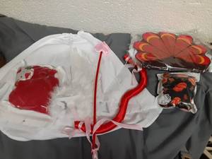 lot 19196 image: Adkoat� Porch Goose Costume Outfits, Outfits for Porch Goose Decoration Holiday  - Retail $10