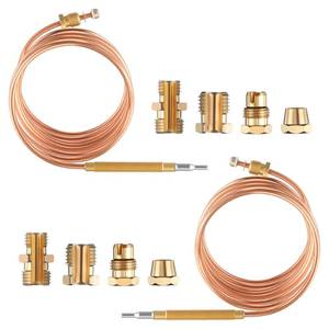 lot 19197 image: Saillong 2 Pack 48 Replacement Thermocouple, Universal Furnace Thermocouple, Gas Furnaces, Boilers & Water Heater, Water Heater Replacement Kits