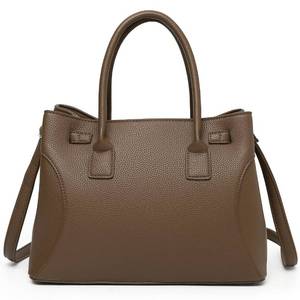 lot 19204 image: Eslcorri Top-Handle Satchel Bags for Women Medium Tote Handbags Trendy Shoulder Purse PU Leather Ladies Crossbody Hobo Pocketbooks for Work & Event, High Capacity Twist Closure, Gift to Mom -Coffee - Retail $28