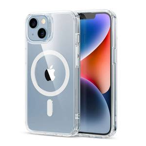 lot 19207 image: ESR Case for iPhone 14iPhone 13, Compatible with MagSafe, Classic Hybrid Magnetic Mobile Phone Case iPhone 1413 Case, Military Standard, Drop Protection, Scratch-Resistant Back, Clear - Retail $25