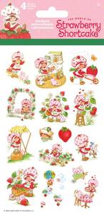 lot 20 image: Strawberry Shortcake Standard Stickers - 4 Sheet - Retail $4