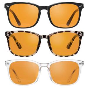 lot 19284 image: hunsquer Blue Light Glasses for WomanMen Computer Blue Light Glasses (Gaming lenses) - Retail $17