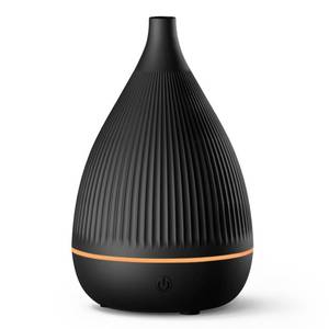 lot 19309 image: Ultrasonic Essential Oil Diffuser, Home Fragrance Aroma Diffuser with Auto Shut-Off, Color Change Night Light & Ultra-Quiet Operation, BPA-Free Portable Aromatherapy Humidifier for Home (Black) - Retail $14