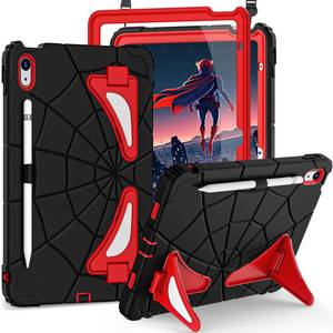 lot 19345 image: Auizotl Case for iPad (A16) 11th Generation 11 Inch (2025),iPad 10th Generation 10.9 Inch (2022) Kids Friendly i Pad Case 10th Gen with Screen Protector,Shockproof Cover for i Pad 1110 Gen,Black Red - Retail $23