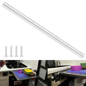 lot 19350 image: FancyTark 16 12-inch 57268 RV Mounting Rail for Grill, Hanging Portable Grills or Other Accessories on The Side of Your RV - Retail $15