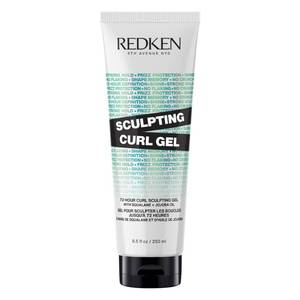 lot 19355 image: Redken Sculpting Curl Gel - 72-Hour Strong Hold, Crunch-Free & Flake-Free, Helps Tame Frizz - Retail $34