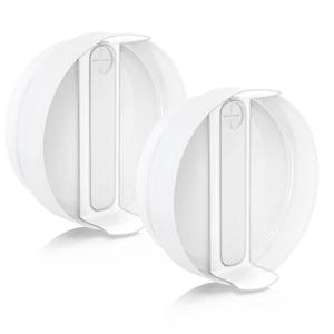 lot 19374 image: 2 Pcs Replacement Tumbler Lid for Stanley 40 oz Cup, Dustproof Spill Proof Splash Resistant Tumbler Covers for Stanley and More Coffee Mugs (White) - Retail $10