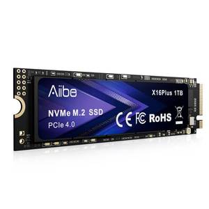 Aiibe X16Plus 1TB NVMe M.2 SSD Internal Solid State Drive PCIe 4.0 M.2 2280 1TB SSD Read Speeds Up to 7450MB/s for Laptop, PC, Gaming, Video Editing, PS5 - Retail: $170