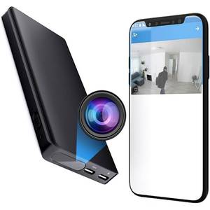 JUSTSTONE Wireless WiFi Battery Camera with 128GB, Smallest Portable Vdeo HD1080P Security Camera,Baby Monitor with Night Vision,Motion Detection,Storage,Remote Viewing for Security with APP - Retail: $70