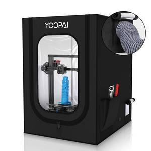 lot 19432 image: YOOPAI 3D Printer Enclosure, Dustproof Tent Constant Temperature Protective Cover for Creality Ender 3 V3 SEKEEnder 3Ender 3 ProEnder 3V2Ender 3 S1 For Anycubic Elegoo Printers, 29.5�25.6�21.6 - Retail $30