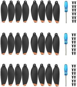 lot 19489 image: (24 Pcs) Mavic Mini 2Mini 2 SEMini SEMini 4K Propellers Compatible with DJI Mini 2Mini SEMini 2 SEMini 4K Drone Replacement Low-Noise and Quick-Release Blades Props Accessories (Orange) - Retail $15